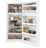 GE ENERGY STAR 17.5 Cu. Ft. Top-Freezer Refrigerator GTE18DTNRWW