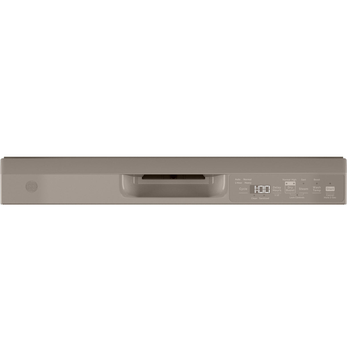 GE Front Control with Plastic Interior Dishwasher with Sanitize Cycle Dry Boost GDF550PMRES