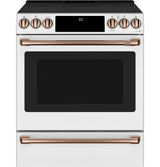 Café 30" Smart Slide-In, Front-Control, Radiant and Convection Range CES700P4MW2