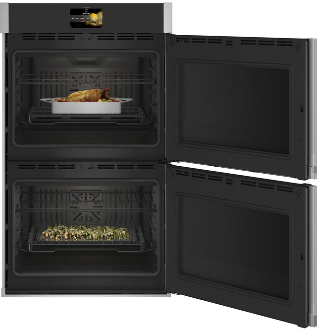 GE Profile 30 Inch 10 cu. ft. Total Capacity Electric Double Wall Oven PTD700RSNSS