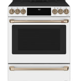 CAFÉ 30" SMART SLIDE-IN, FRONT-CONTROL, INDUCTION AND CONVECTION RANGE WITH WARMING DRAWER CHS900P4MW2