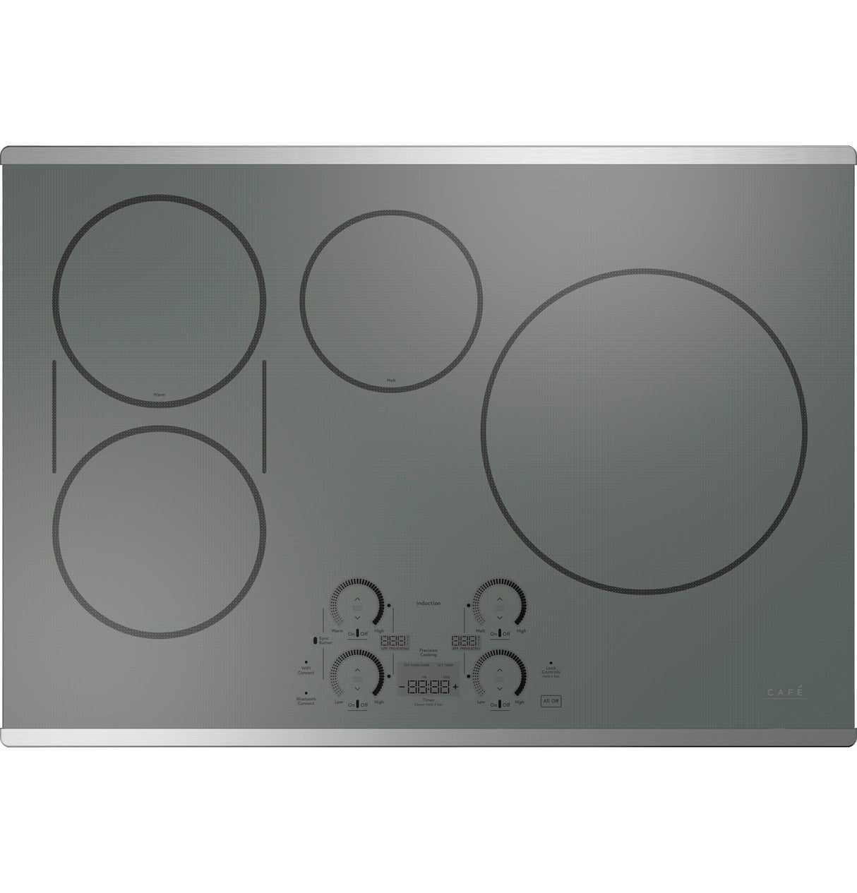 Café Series 30" Built-In Touch Control Induction Cooktop CHP90302TSS