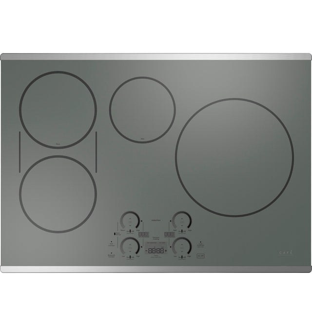 Café Series 30" Built-In Touch Control Induction Cooktop CHP90302TSS-Slate-Stainless Trim