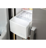 GE 23.0 Cu. Ft. Side-By-Side Refrigerator GSS23GGPWW-White