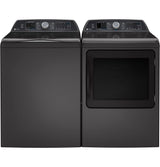 GE Profile 5.3 cu. ft. Capacity Washer with Smarter Wash Technology and FlexDispense PTW705B-Gray