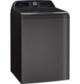 GE Profile 5.3 cu. ft. Capacity Washer with Smarter Wash Technology and FlexDispense PTW905-Diamond Gray