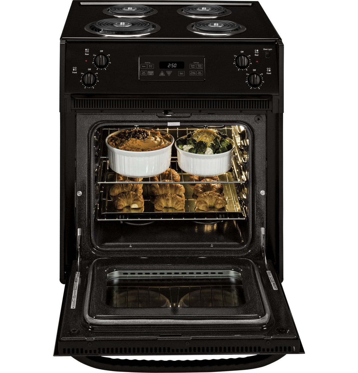 GE 27" Drop-In Electric Range JM250DTBB