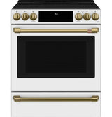 CAFÉ 30" SMART SLIDE-IN, FRONT-CONTROL, INDUCTION AND CONVECTION RANGE WITH WARMING DRAWER CHS900P4MW2