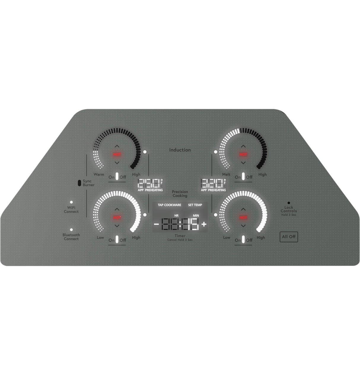 Café Series 30" Built-In Touch Control Induction Cooktop CHP90302TSS