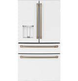 Café ENERGY STAR 27.8 Cu. Ft. Smart 4-Door French-Door Refrigerator CVE28DP4NW2