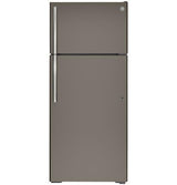 GE ENERGY STAR 17.5 Cu. Ft. Top-Freezer Refrigerator GTE18GMNRES