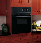 GE 24" Electric Single Self-Cleaning Wall Oven JRP20BJBB