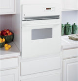 GE 24" Electric Single Self-Cleaning Wall Oven JRP20WJWW