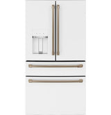 Café ENERGY STAR 27.8 Cu. Ft. Smart 4-Door French-Door Refrigerator CVE28DP4NW2