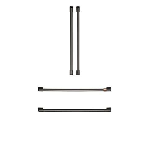 Café Refrigeration Handle Kit - Brushed Black CXQB4H4PNBT