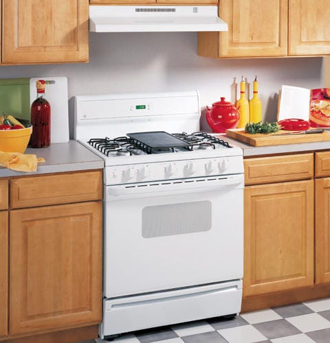 GE Non-Vented Standard Range Hood JN327HWW (OPEN BOX)
