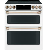 Café™ 30" Slide-In Front Control Radiant and Convection Double Oven Range CES750P4MW2