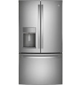 GE Profile Series ENERGY STAR 27.7 Cu. Ft. Fingerprint Resistant French-Door Refrigerator with Hands-Free AutoFill PFE28KYNFS