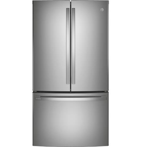 GE Profile Series ENERGY STAR 23.1 Cu. Ft. Counter-Depth French-Door Refrigerator PWE23KYNFS