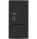 GE ENERGY STAR 22.1 Cu. Ft. Counter-Depth Fingerprint Resistant French-Door Refrigerator GYE22GENDS