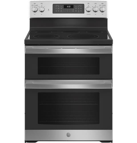 GE 30" Free-Standing Electric Double Oven Convection Range JBS86SPSS