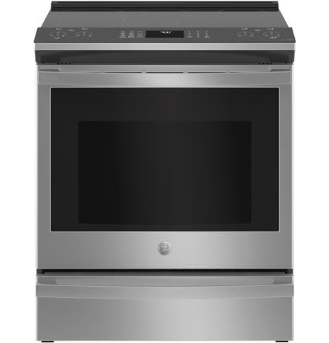 GE Profile 30" Smart Slide-In Electric Convection Fingerprint Resistant Range PSS93YPFS