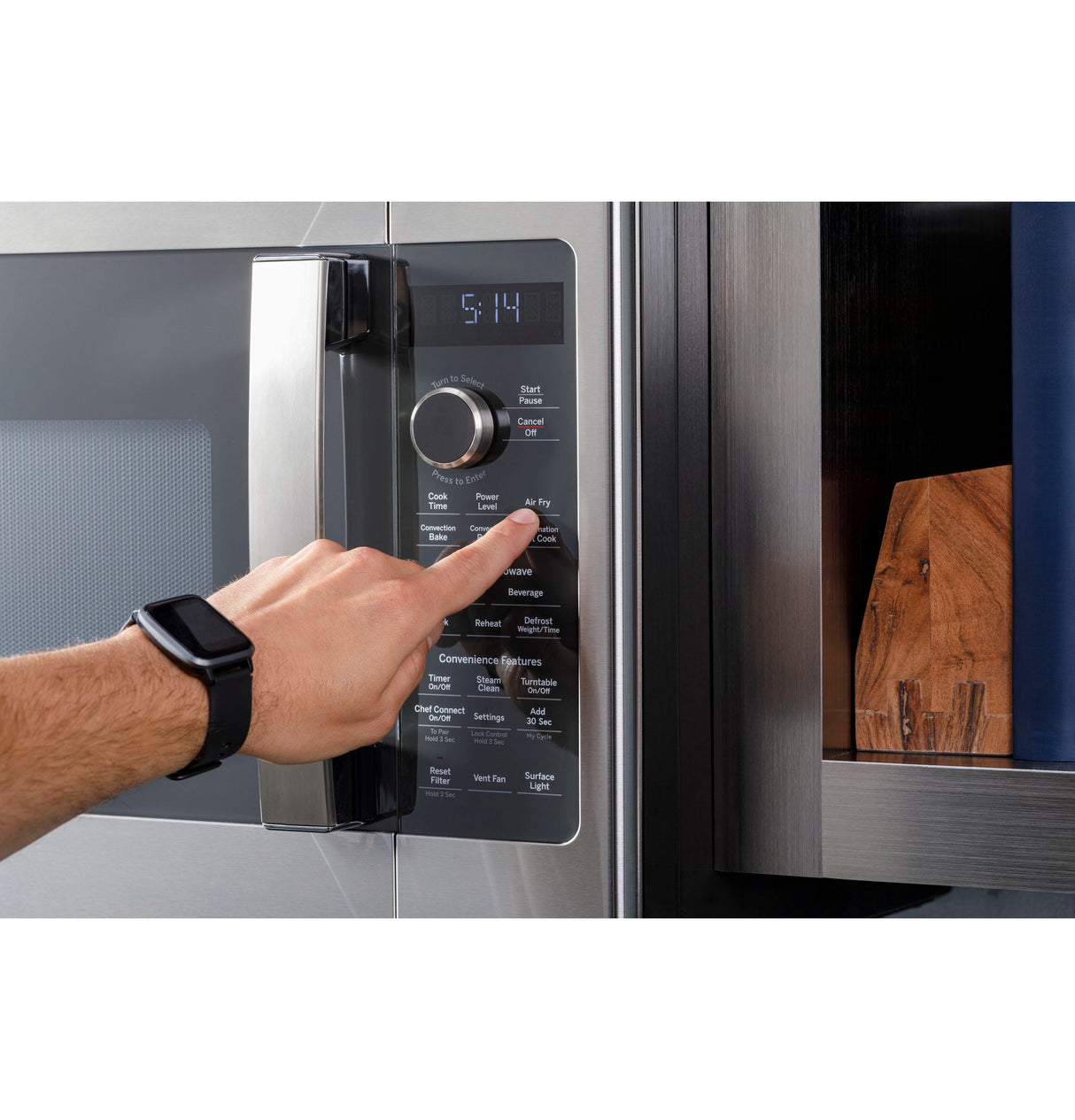 GE Profile 1.7 Cu. Ft. Convection Over-the-Range Microwave Oven PVM9179SRSS