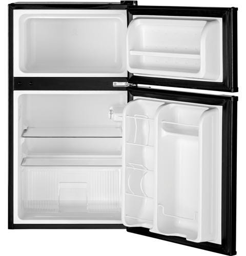 GE® Double-Door Compact Refrigerator GDE03GGKBB