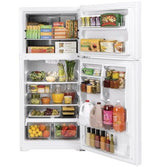 GE ENERGY STAR 19.1 Cu. Ft. Top-Freezer Refrigerator GTE19JTNRWW