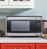 GE 1.1 Cu. Ft. Capacity Countertop Microwave Oven JES1145SHSS