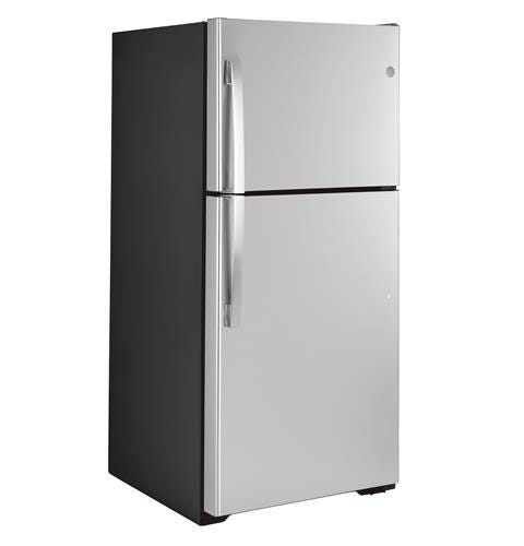 GE ENERGY STAR 19.1 Cu. Ft. Top-Freezer Refrigerator GIE19JSNRSS