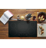 GE 36" Built-In Knob Control Electric Cooktop JP3036DLBB