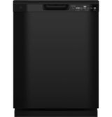 GE Front Control with Plastic Interior Dishwasher with Sanitize Cycle Dry Boost GDF550PGRBB-Black