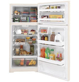 GE ENERGY STAR 16.6 Cu. Ft. Top-Freezer Refrigerator GTE17DTNRCC