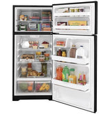 GE ENERGY STAR 16.6 Cu. Ft. Top-Freezer Refrigerator GTE17DTNRBB