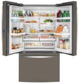 GE ENERGY STAR 23.1 Cu. Ft. Counter-Depth Fingerprint Resistant French-Door Refrigerator GWE23GMNES