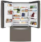 GE ENERGY STAR 22.1 Cu. Ft. Counter-Depth Fingerprint Resistant French-Door Refrigerator GYE22GMNES