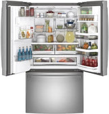 GE Profile Series ENERGY STAR 22.2 Cu. Ft. Counter-Depth French-Door Refrigerator PYE22KYNFS