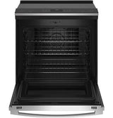 GE Profile 30" Smart Slide-In Fingerprint Resistant Front-Control Induction and Convection Range PHS930YPFS