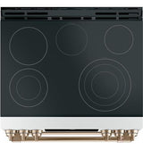 Café™ 30" Slide-In Front Control Radiant and Convection Double Oven Range CES750P4MW2