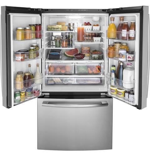 GE ENERGY STAR 27.0 Cu. Ft. French-Door Refrigerator GNE27JYMFS