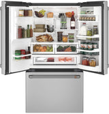 Café ENERGY STAR 22.2 Cu. Ft. Counter-Depth French-Door Refrigerator with Keurig K-Cup Brewing System CYE22UP2MS1