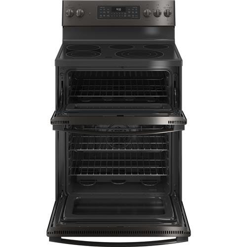 GE Profile 30" Smart Free-Standing Electric Double Oven Convection Range with No Preheat Air Fry PB965BPTS