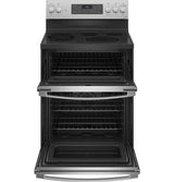 GE Profile 30" Smart Free-Standing Electric Double Oven Convection Range with No Preheat Air Fry PB965YPFS