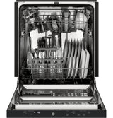 GE ADA Compliant Stainless Steel Interior Dishwasher with Sanitize Cycle GDT226SGLBB