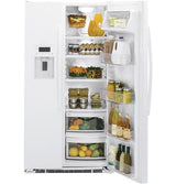 GE 21.9 Cu. Ft. Counter-Depth Side-By-Side Refrigerator GZS22DGJWW