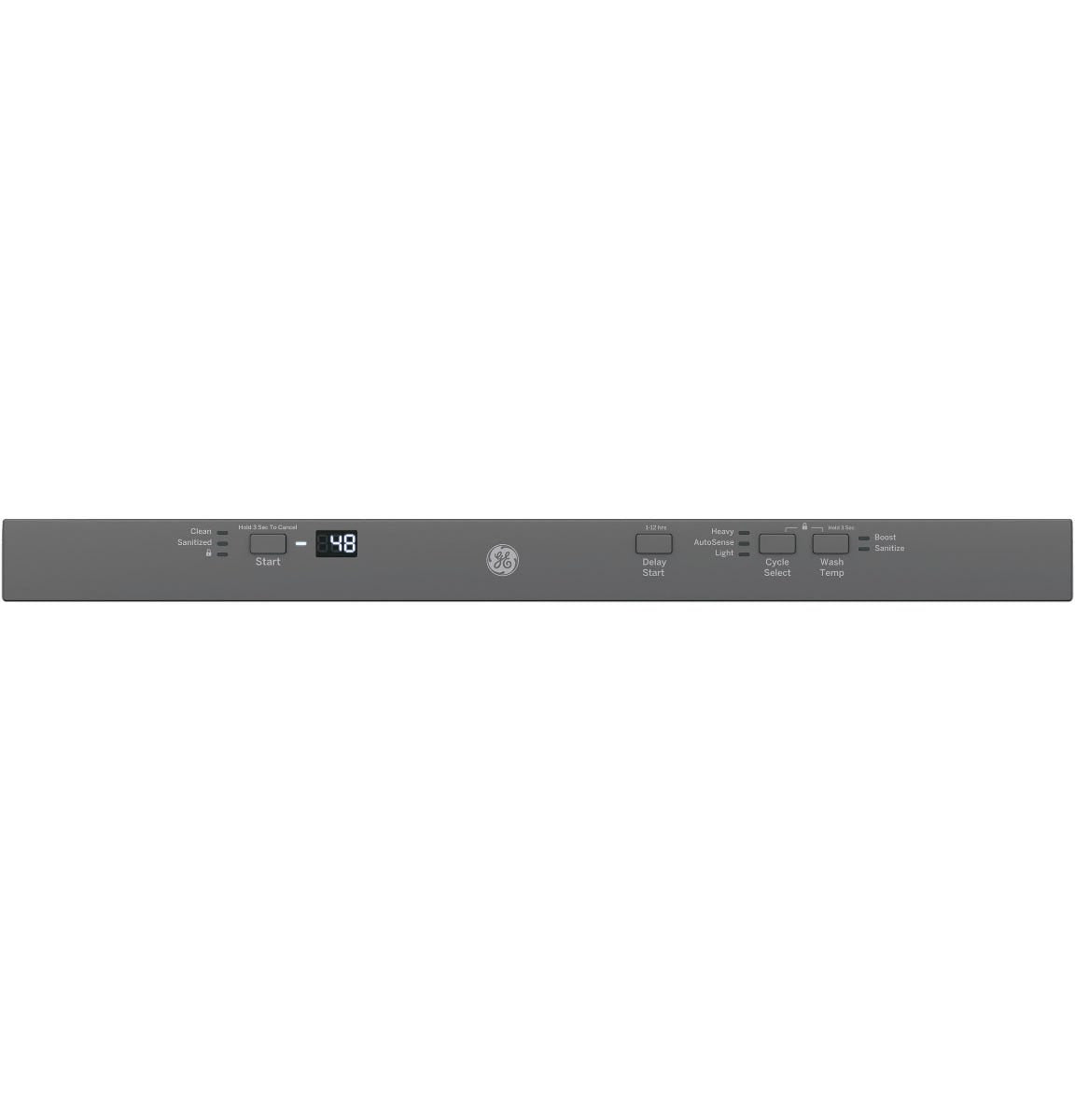 GE ADA COMPLIANT STAINLESS STEEL INTERIOR DISHWASHER WITH SANITIZE CYCLE GDT226SILII