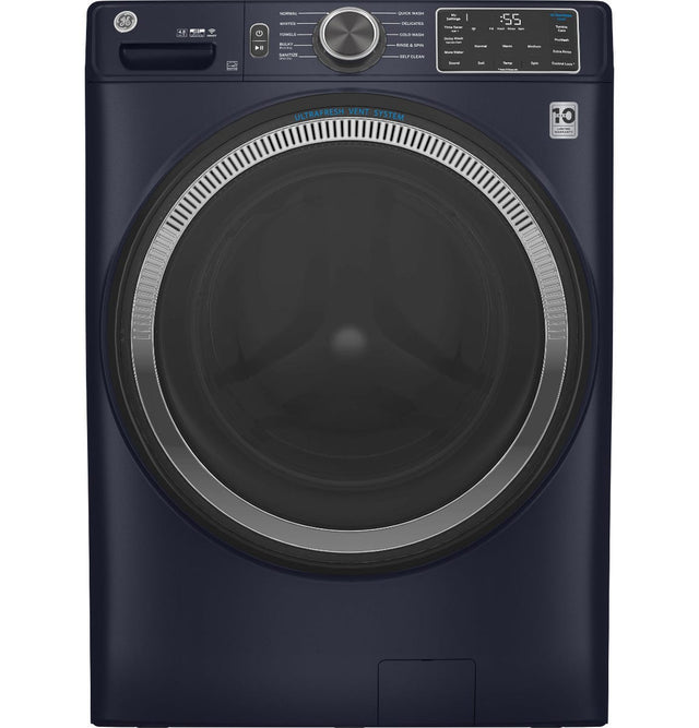 GE 4.8 cu. ft. Capacity Smart Front Load ENERGY STAR Washer with UltraFresh Vent System with OdorBlock and Sanitize w/Oxi GFW550SPRRS