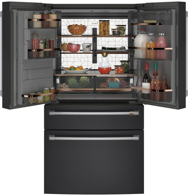 Café ENERGY STAR 22.3 Cu. Ft. Smart Counter-Depth 4-Door French-Door Refrigerator CXE22DP3PD1