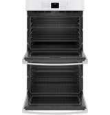 GE 30" SMART BUILT-IN SELF-CLEAN DOUBLE WALL OVEN WITH NEVER-SCRUB RACKS JTD3000DNWW